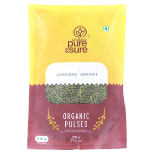 Pure & Sure Organic Green Gram Whole 500g