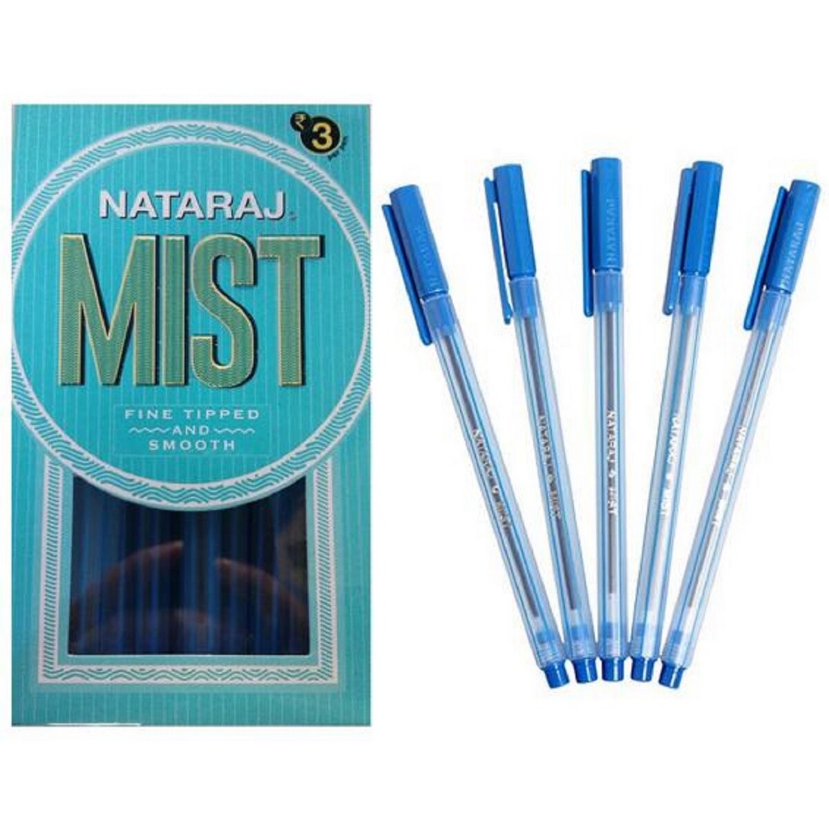 Nataraj Ball Pen Mist Blue 20Nos 206500009