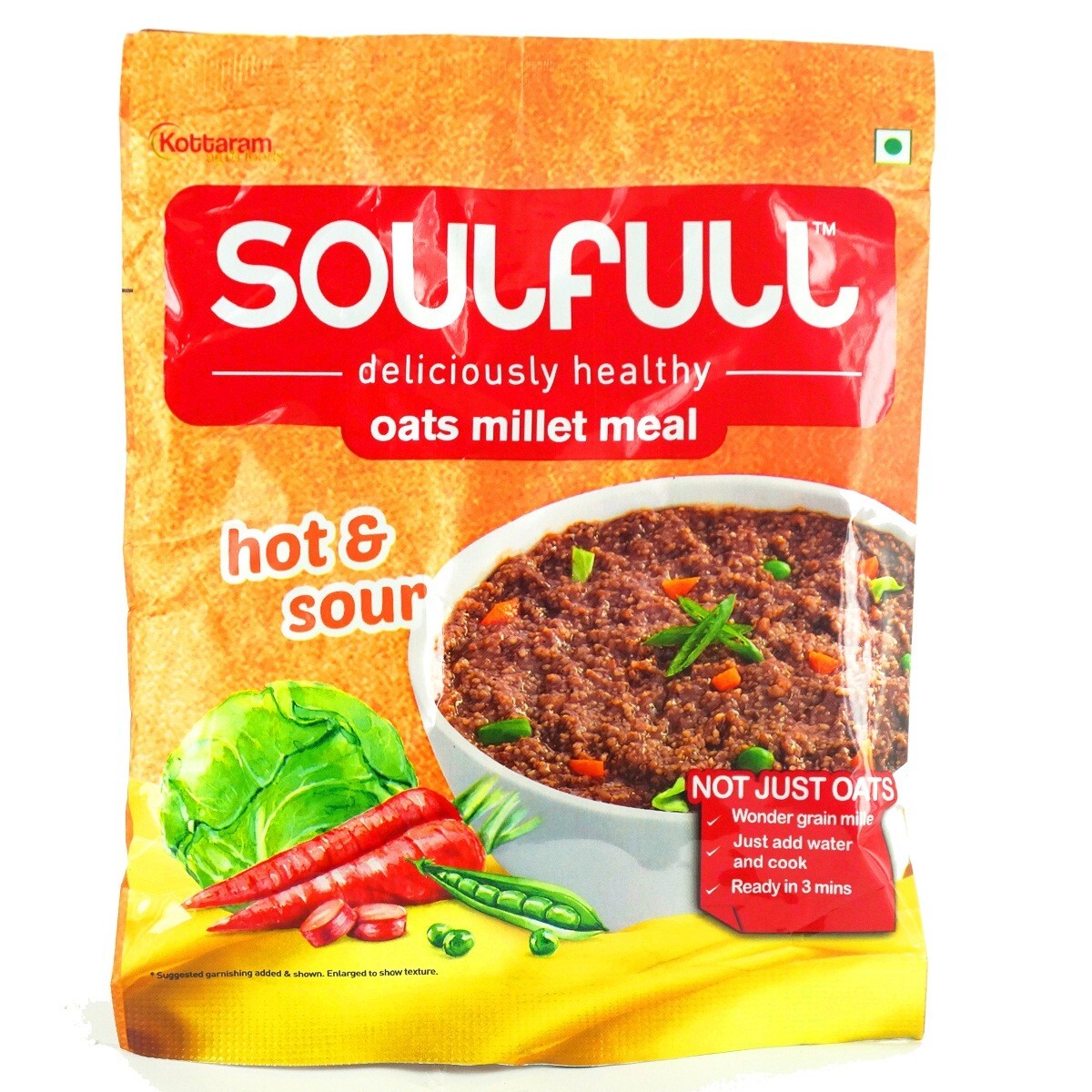 Soulfull Oats Millet Meal Hot & Sour 35g