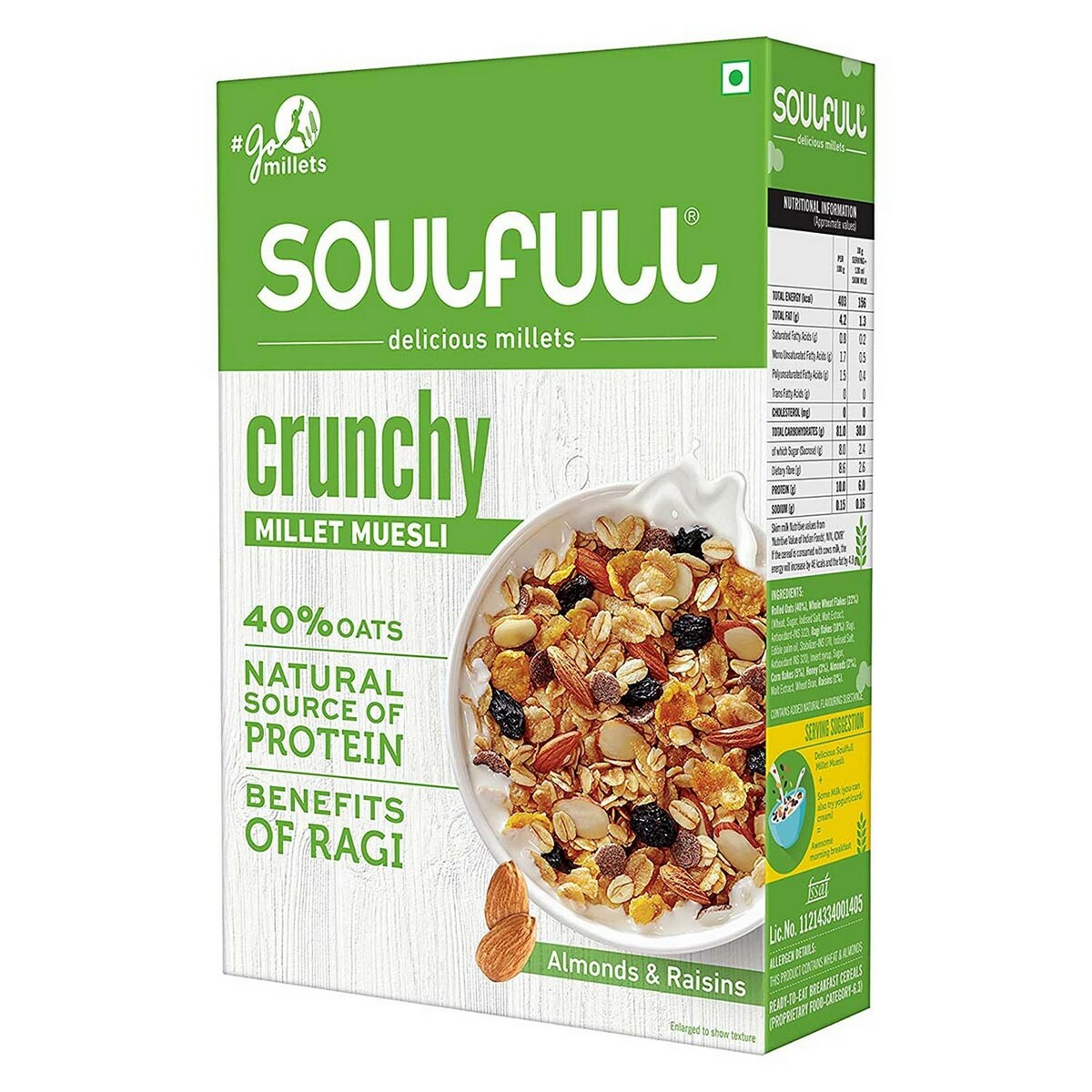 Soulfull Millet Muesli Crunchy 400g
