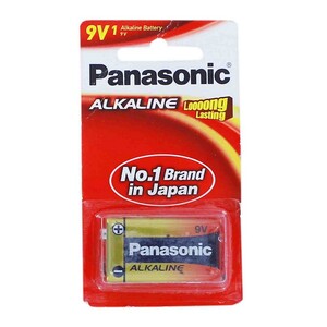 Panasonic Alkaline Battery 9V 6LR61T