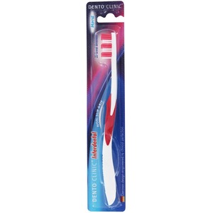 Dento Clinic Toothbrush Interdental Hard 1's Assorted Colours