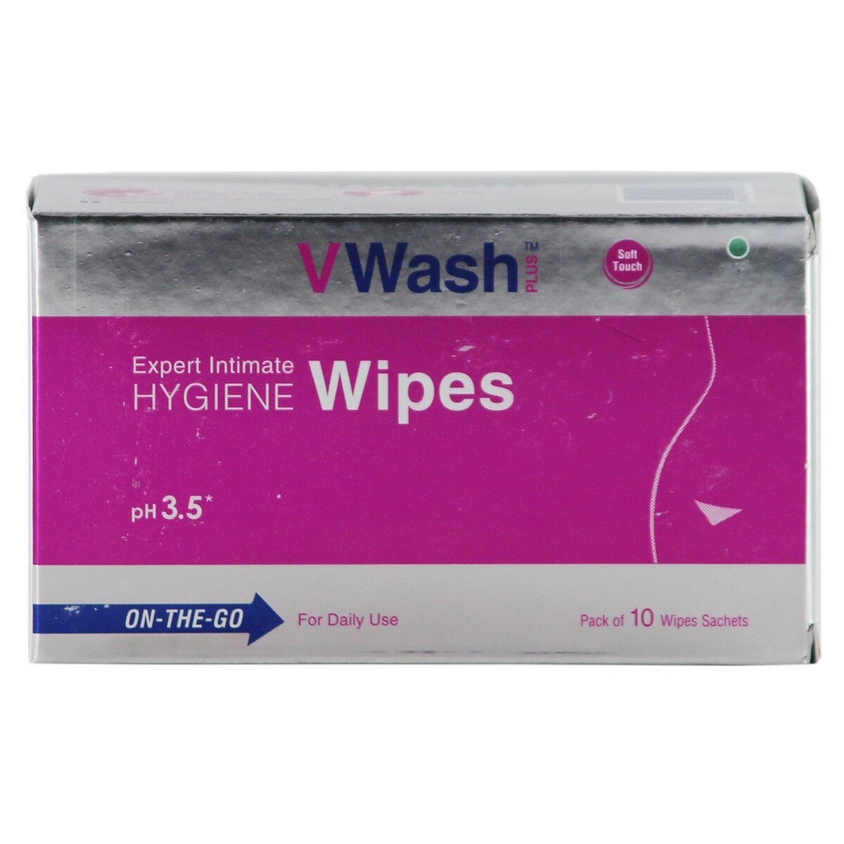 V Wash Plus Wipes 10's
