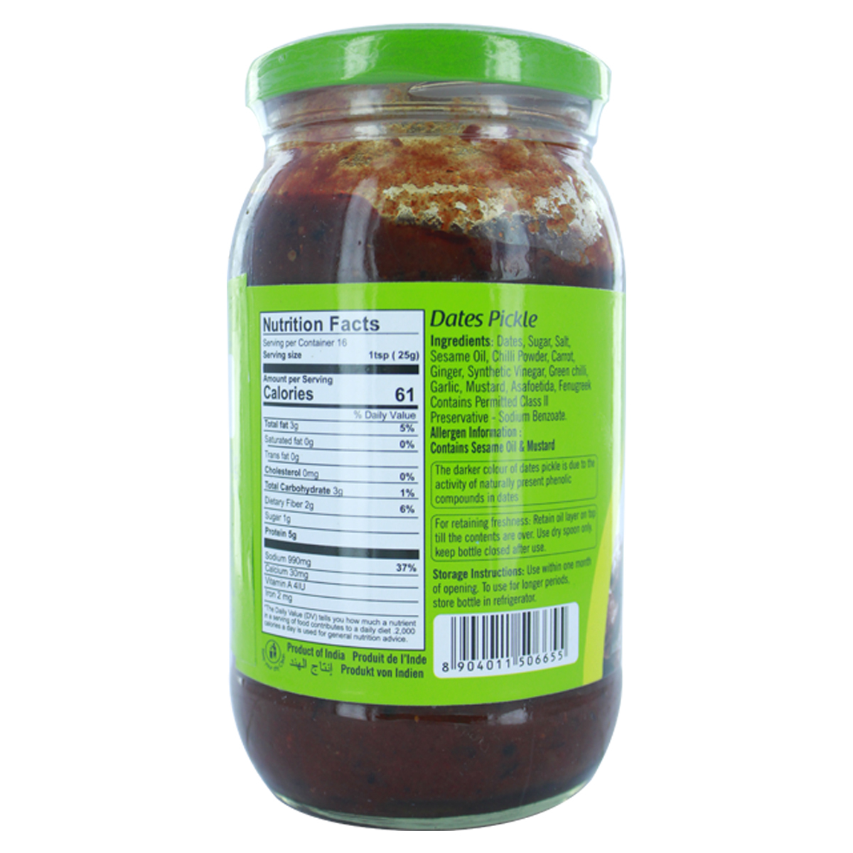 Double Horse Dates Pickle 400g