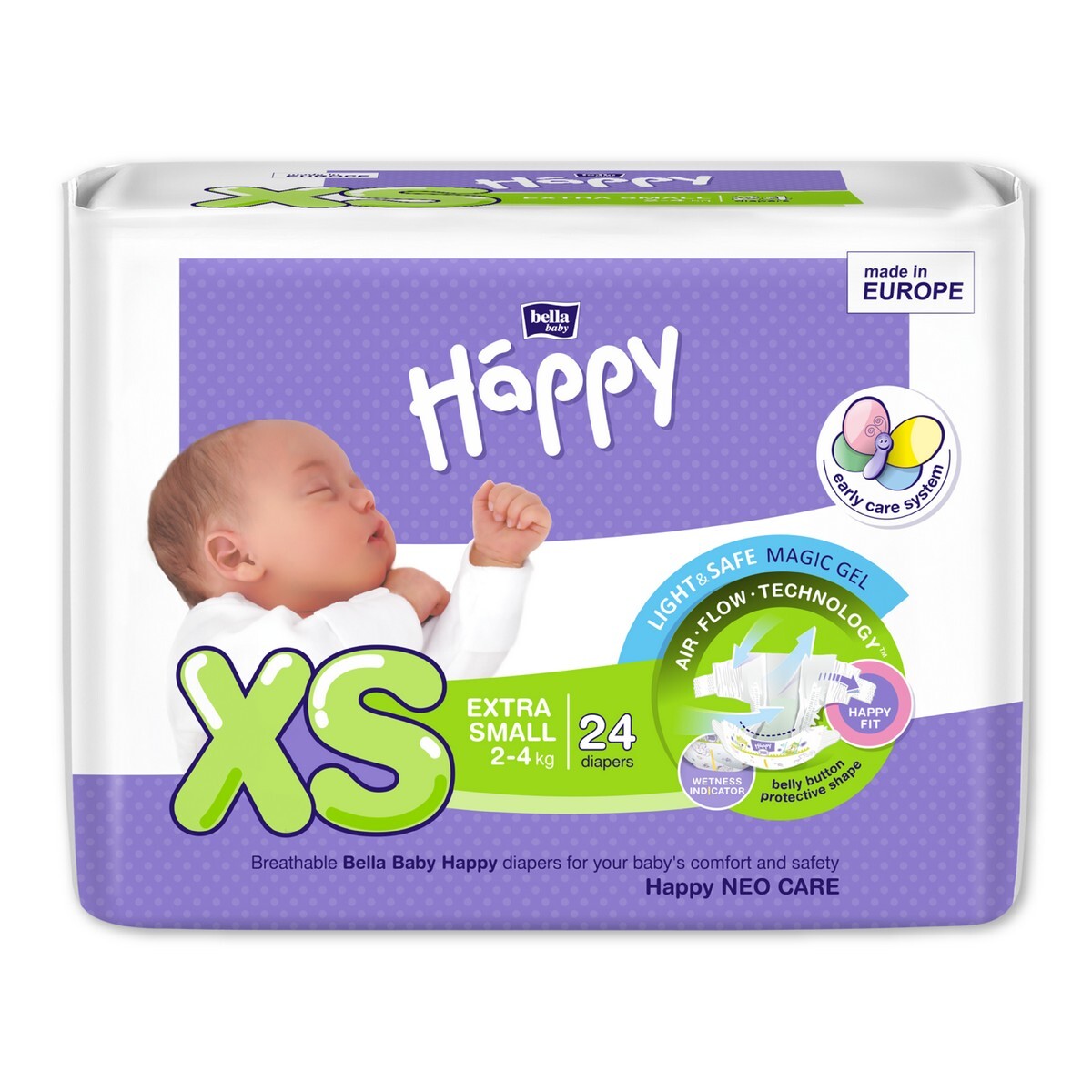 Bella Baby Diaper XS 24's