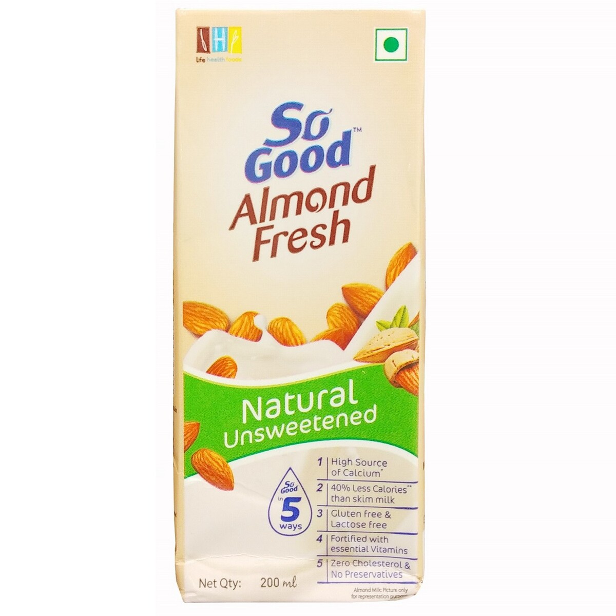 SO GOOD Milk Almond Natural 200ml