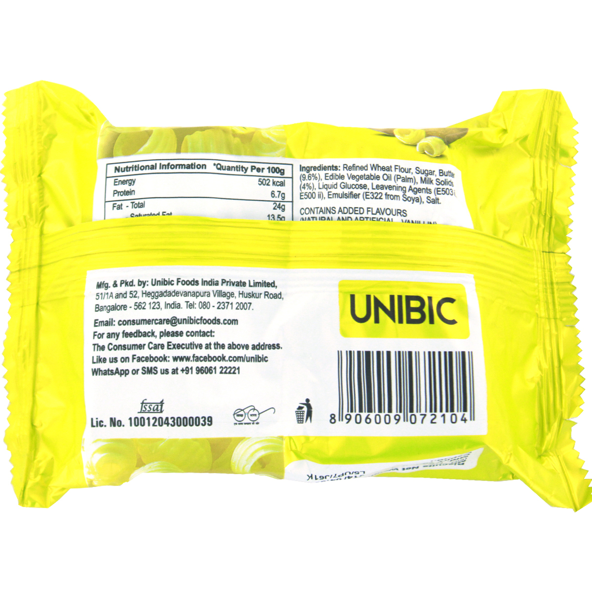 Unibic Cookies Butter 150g