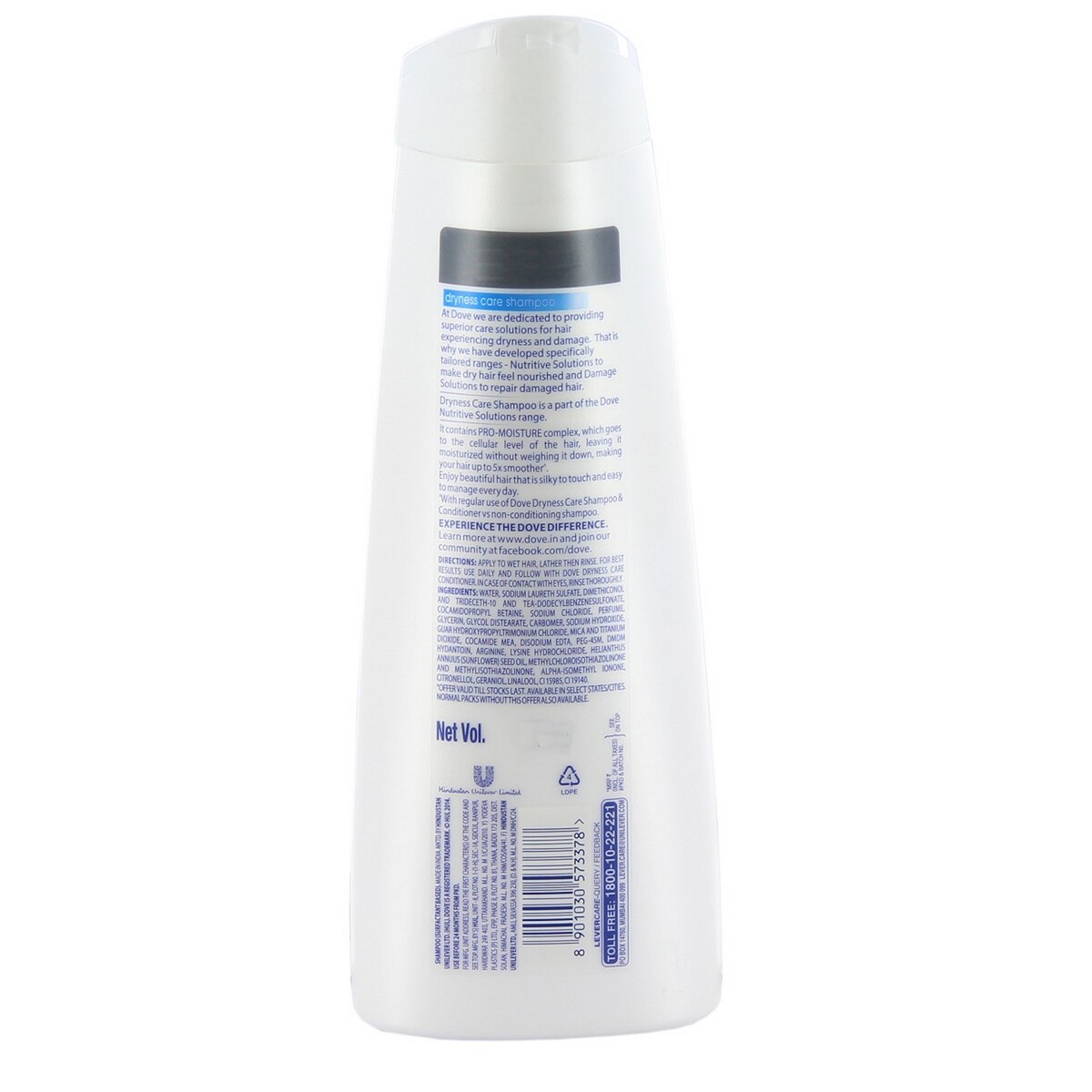 Dove Shampoo Dryness Care 180ml