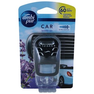 Ambipur Car Freshener Kit Lavender Spa 7ml