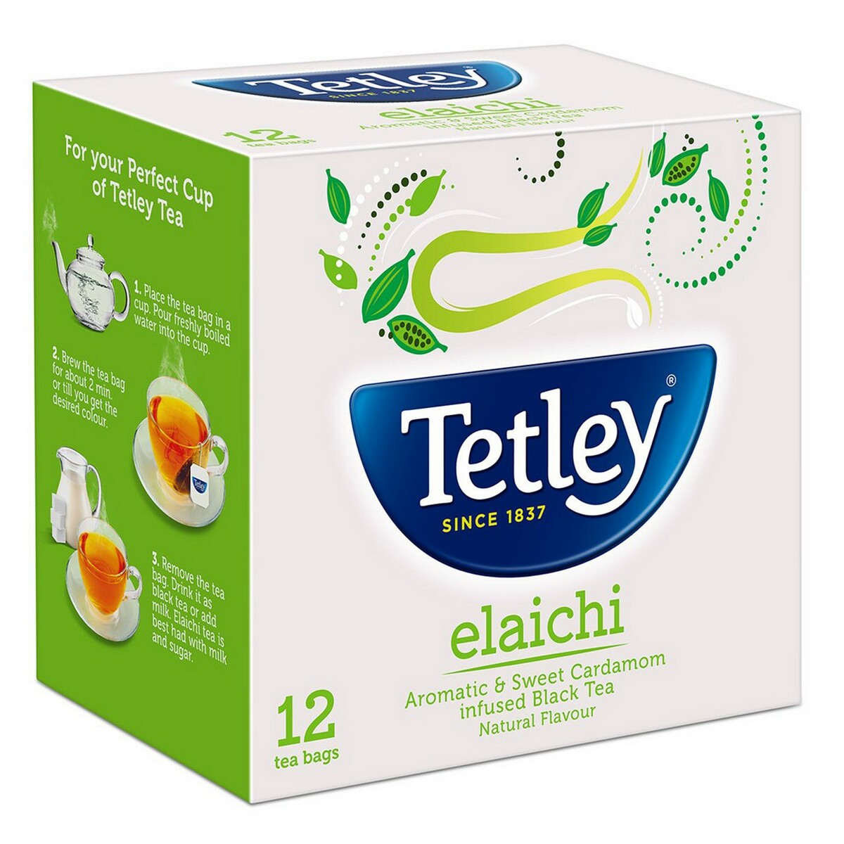 Tata Tetley Tea Bag Elaichi 12's