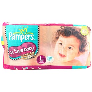 Pampers Active Baby Large 50's