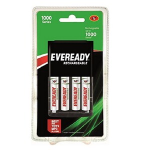 Eveready Rechargeable Battery AA BP4C 700 NIMH