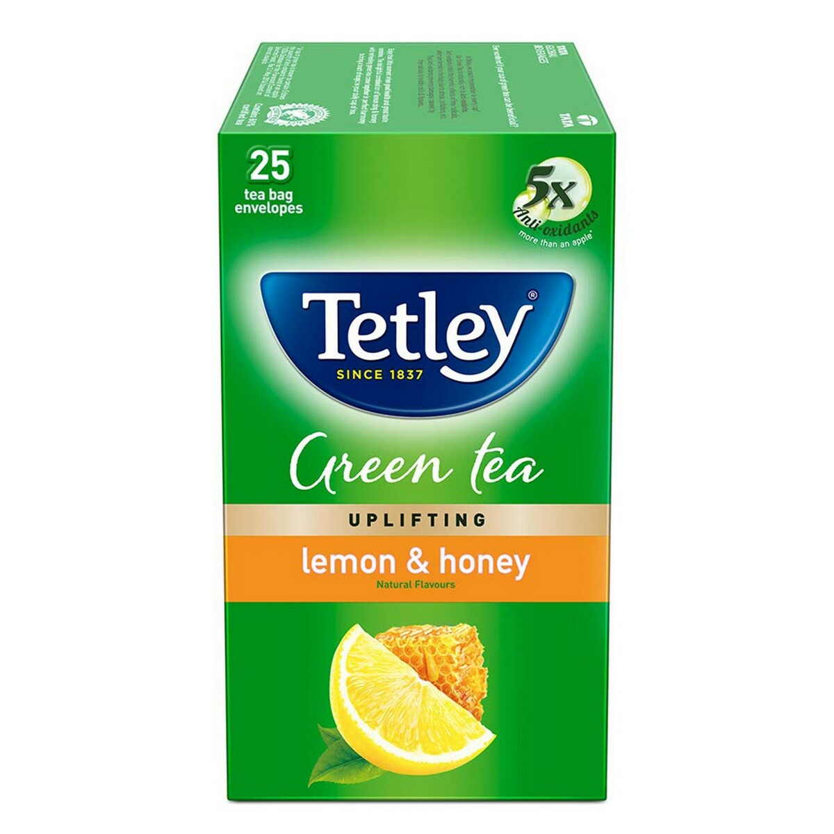 Tata Tetley Green Tea With Lemon & Honey 25 Tea Bags