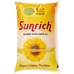 Sunrich Refined Sunflower Oil Pouch 1Litre