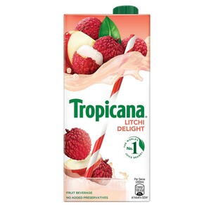 Tropicana Fruit Juice Pure Lychee Twirl 1Litre
