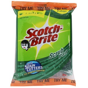 Scotch Brite Scrub Pad 7.5 Cm x 7.5 Cm 1's