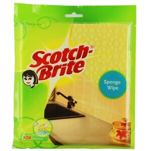 Scotch Brite Sponge Wipes 20 x 17.5 cm 1 Unit