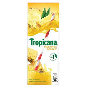 Tropicana Fruit Juice Pure Pineapple 200ml