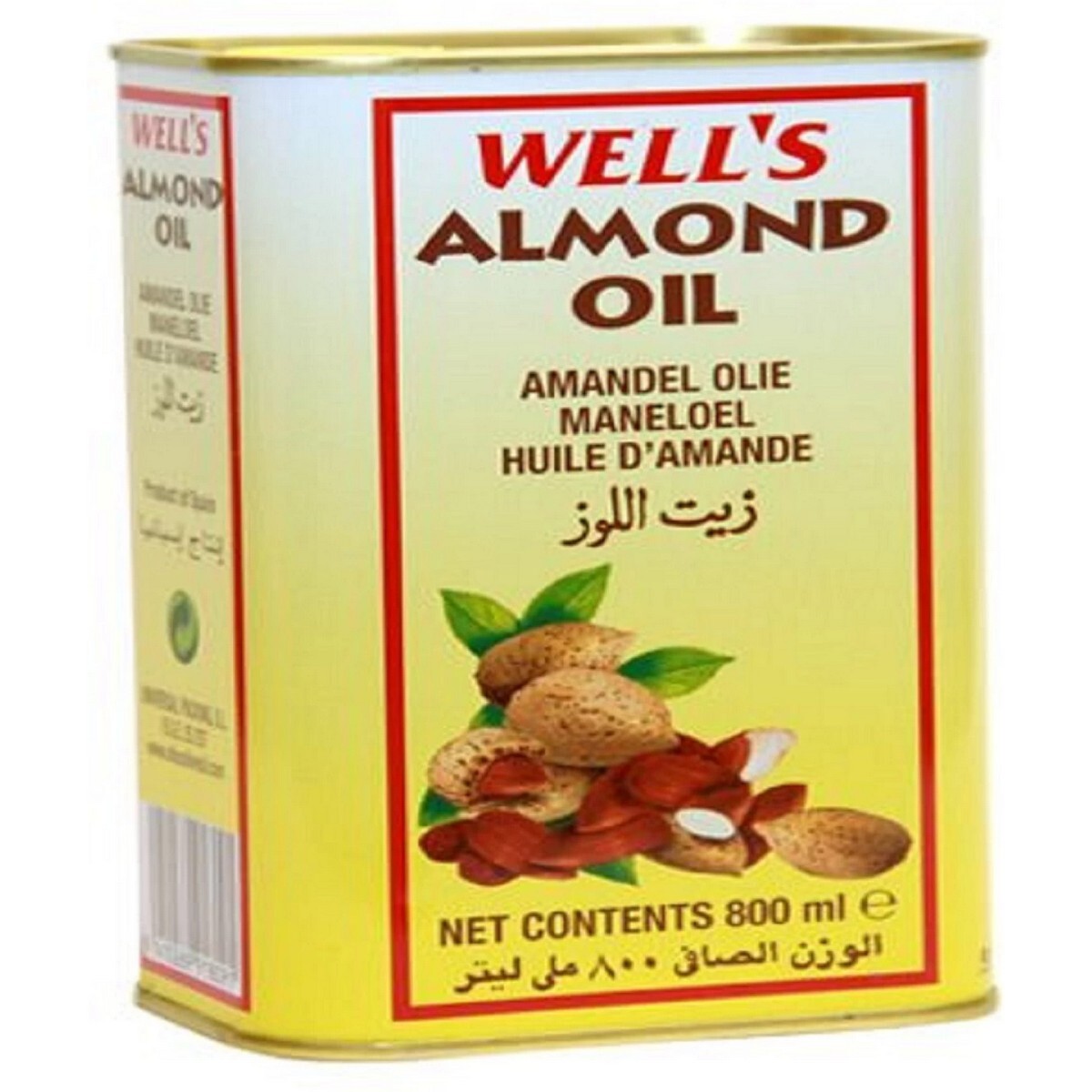 Wells Almond Oil 800ml