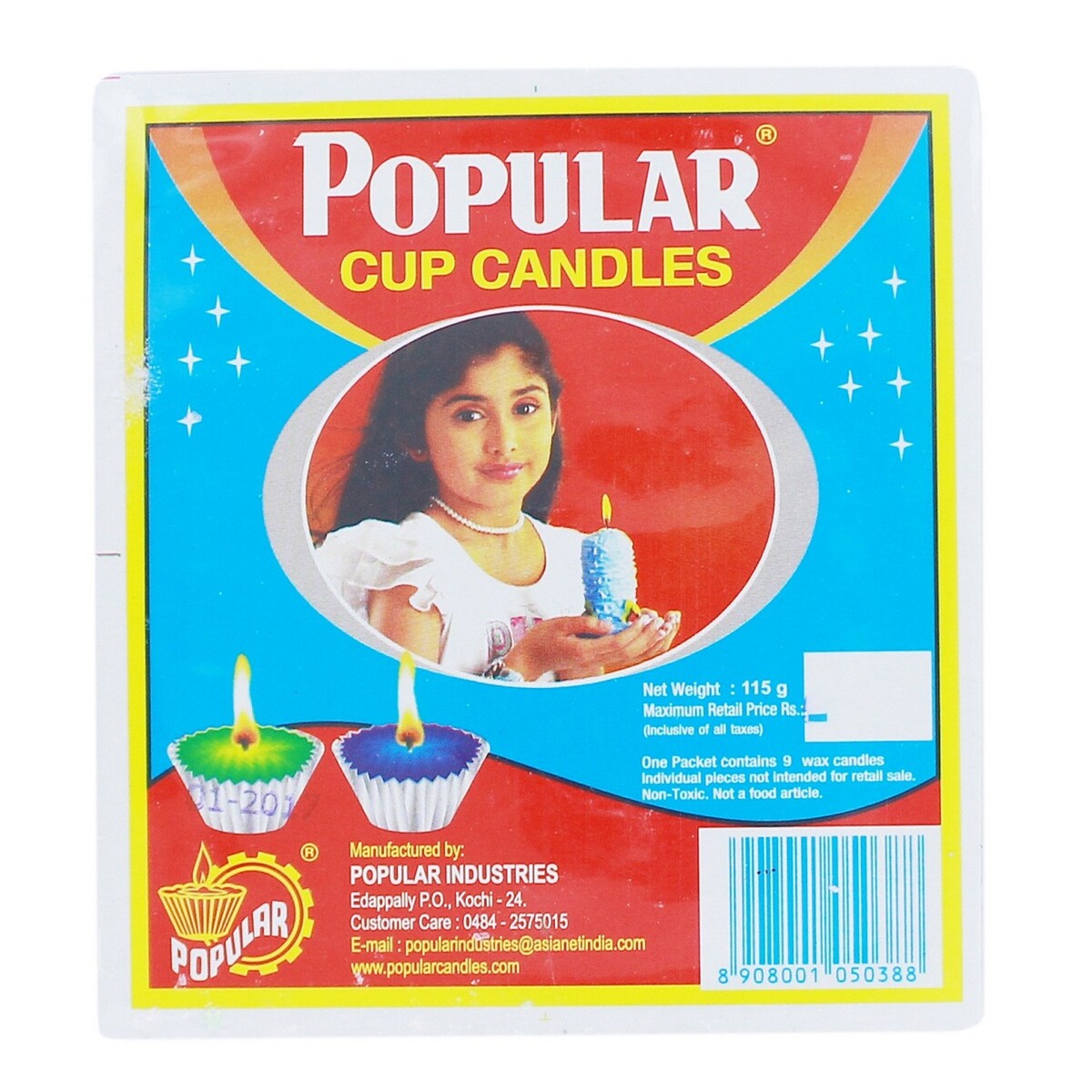 Popular Candle Cup 115g
