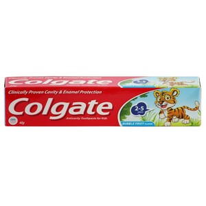 Colgate Toothpaste Kids Bubble Fruit 40g