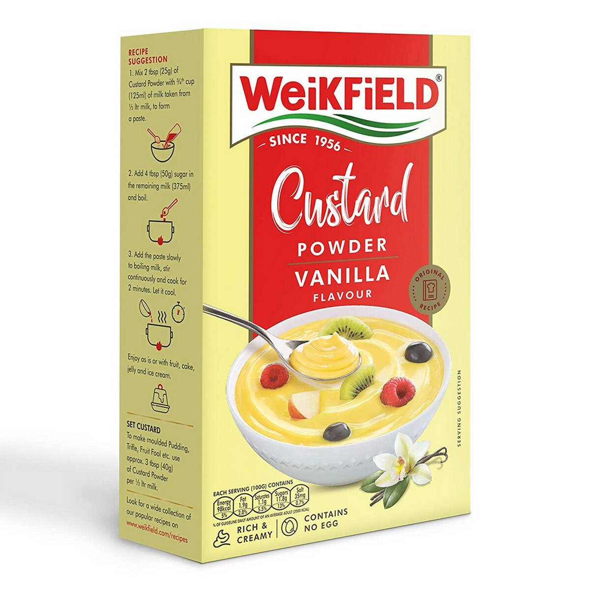 Weikfield Custard Powder Vanilla 100g