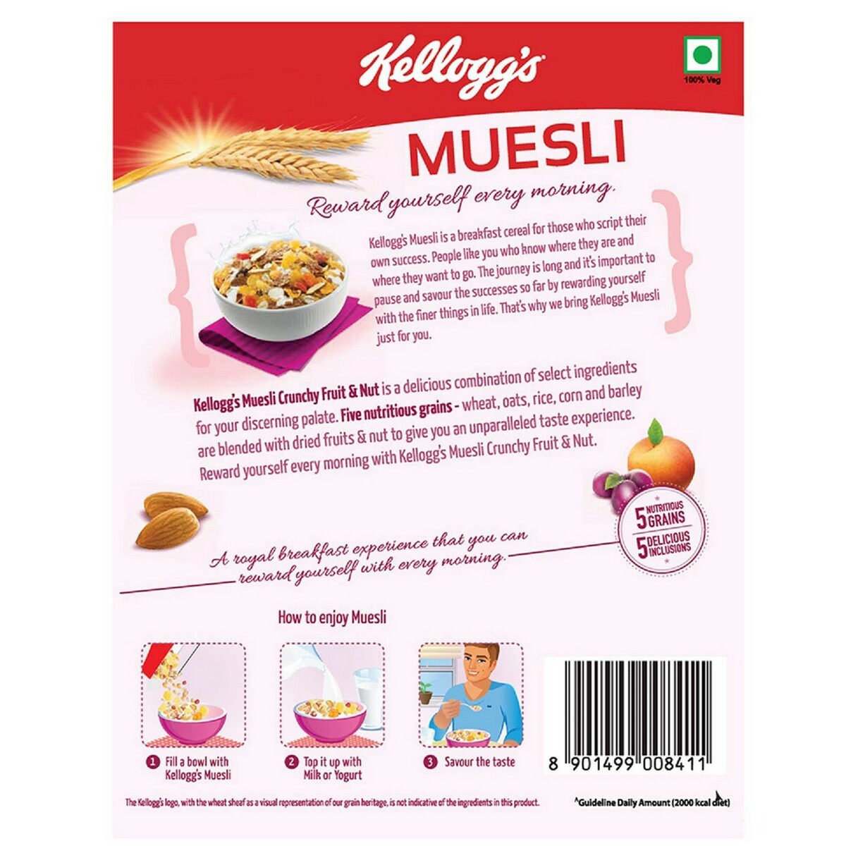 Kellogg's Muesli Fruit & Nuts 250g