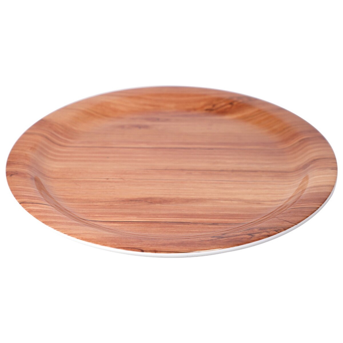 Servewell Round Plate Teak Wood 32cm