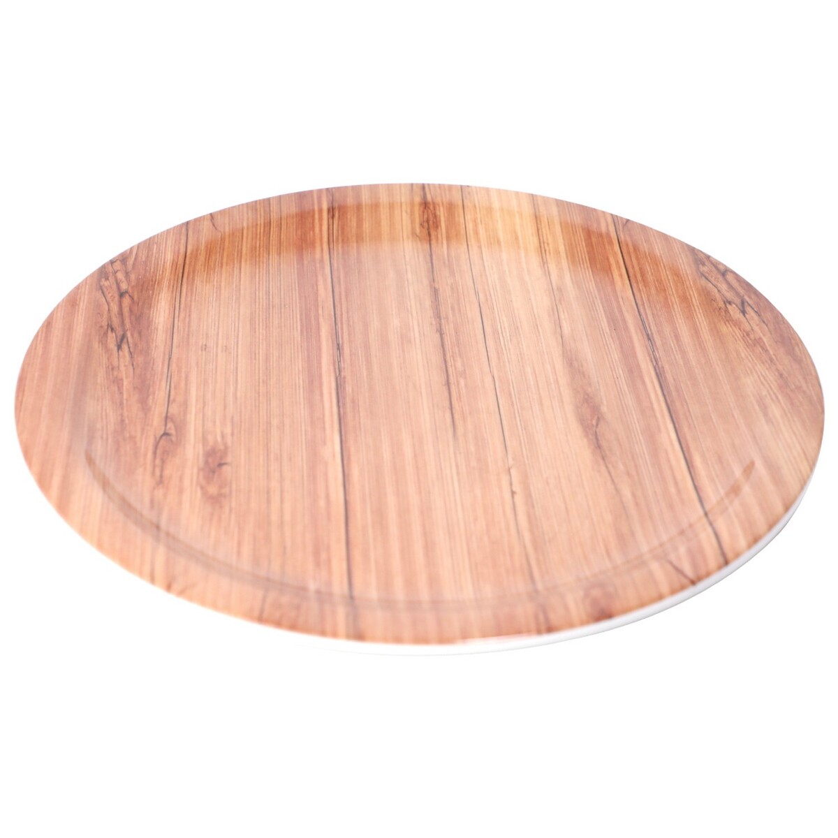 Servewell Round  Dinner Plate Teak Wood 28cm
