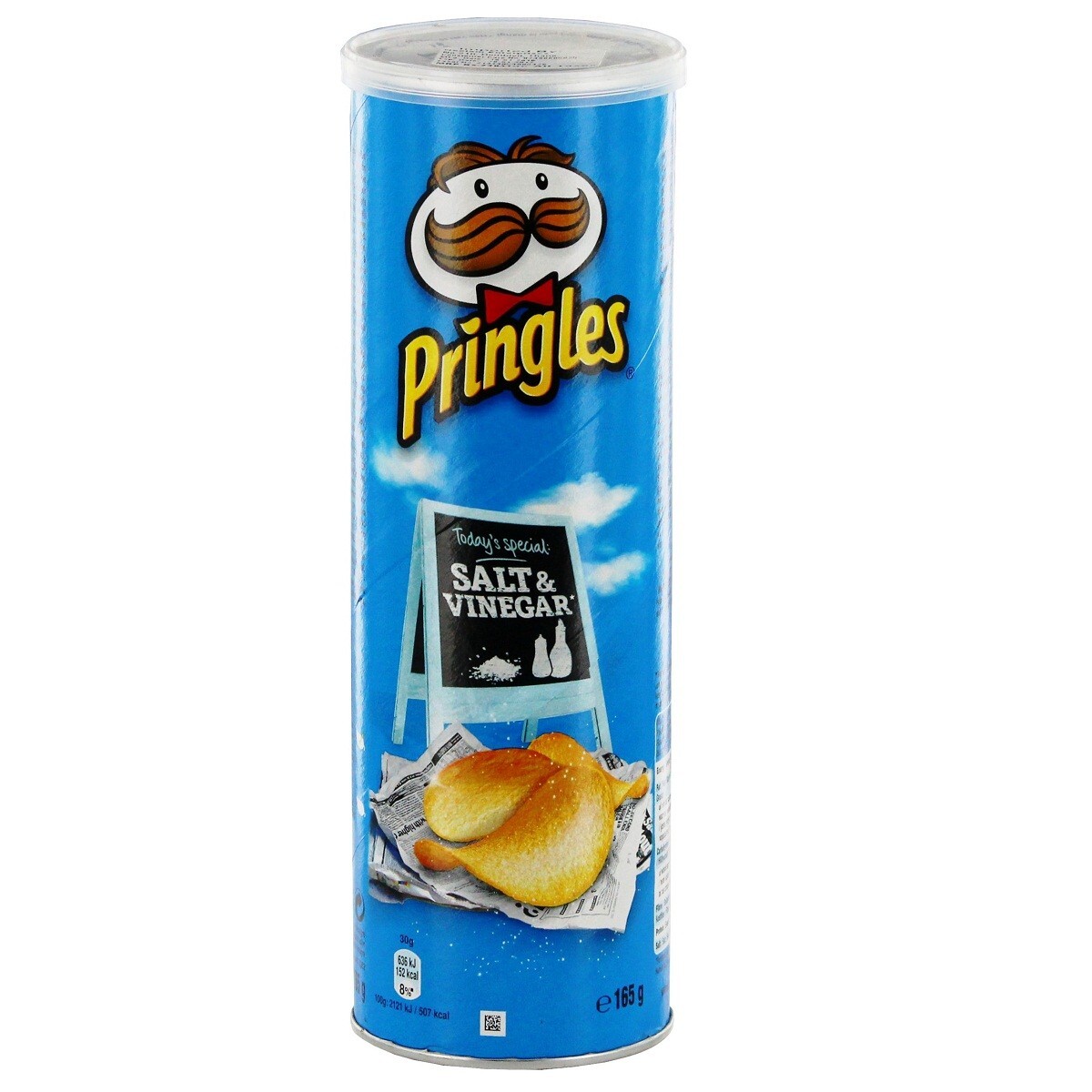 Pringles Potato Chips Salt & Vinegar 165g
