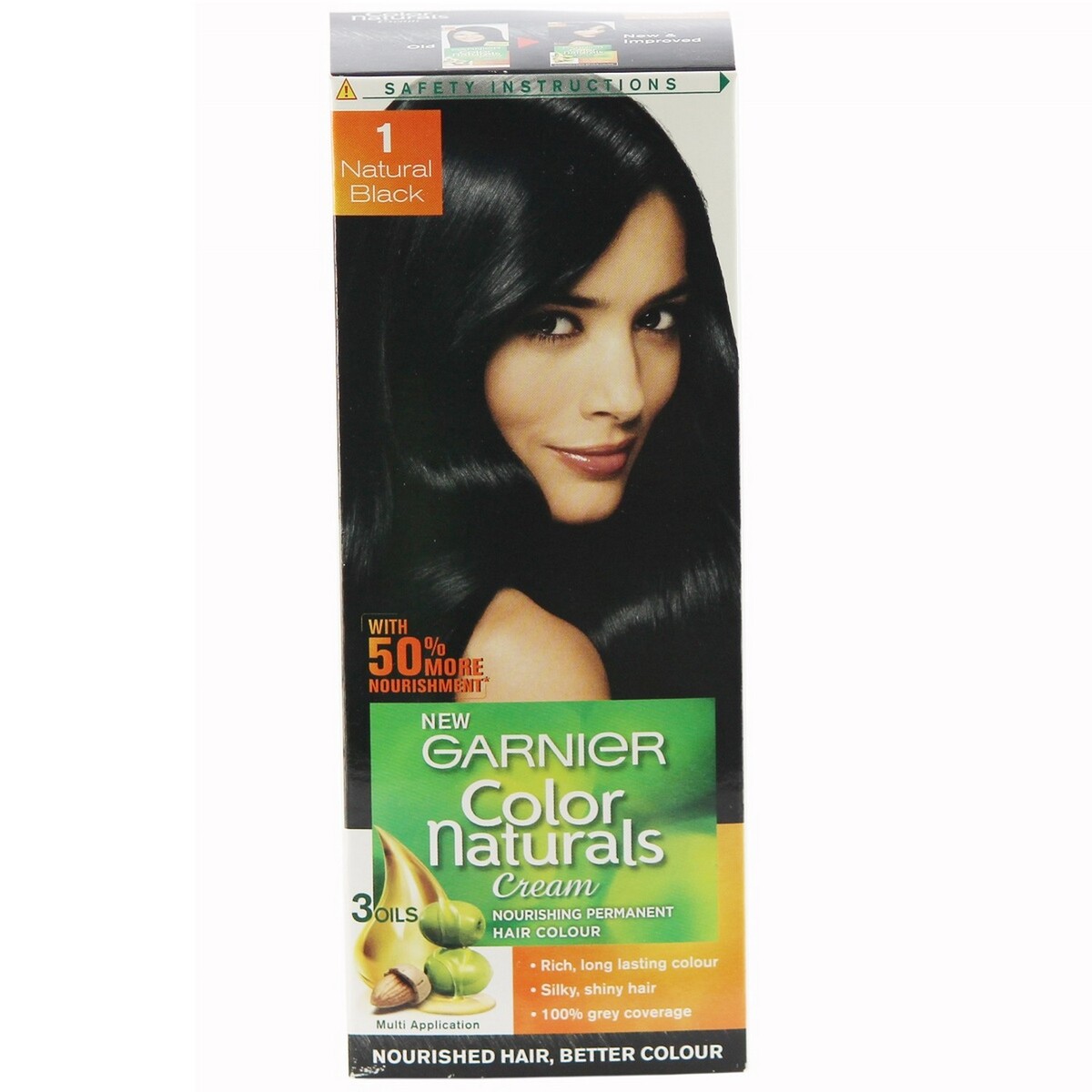 Garnier Color Naturals Hair Colour Black 16g