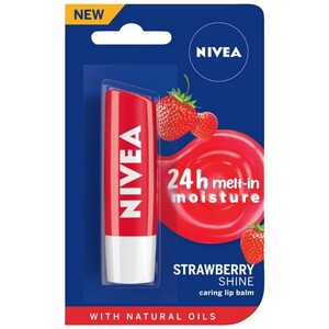 Nivea Lip Balm Strawberry 4.8g
