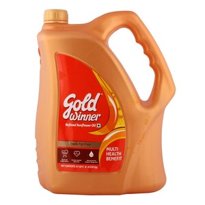 Gold Winner Refined Sunflower Oil 5 Liter