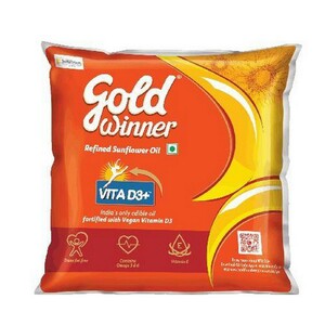 Gold Winner Refined Sunflower Oil Pouch 500ml