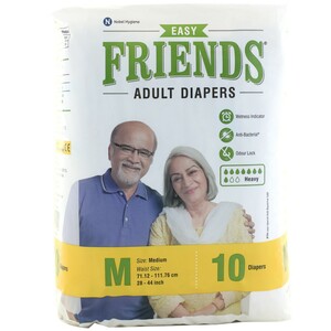 Friends Adult Diapers Medium 10's