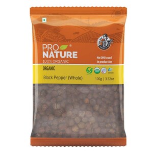 Pro Nature Black Pepper Whole 100Gm
