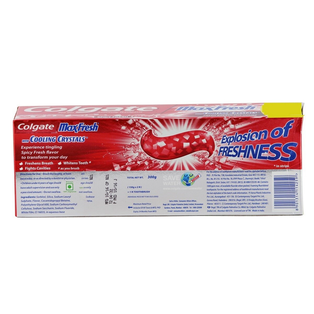 Colgate Tooth Paste  MaxFresh Red 300g