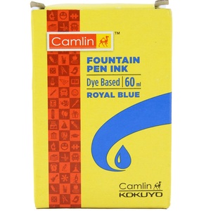 Camlin Fountain Pen Ink Blue 60ml 5119385