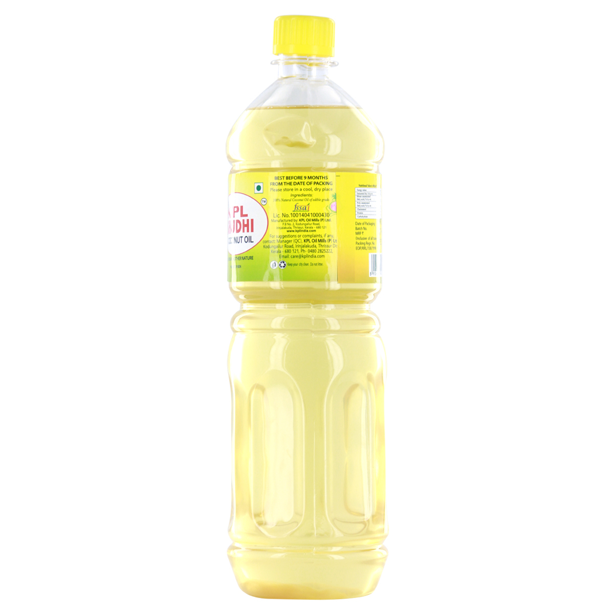 KPL Shudhi Coconut Oil Bottle 1 Liter