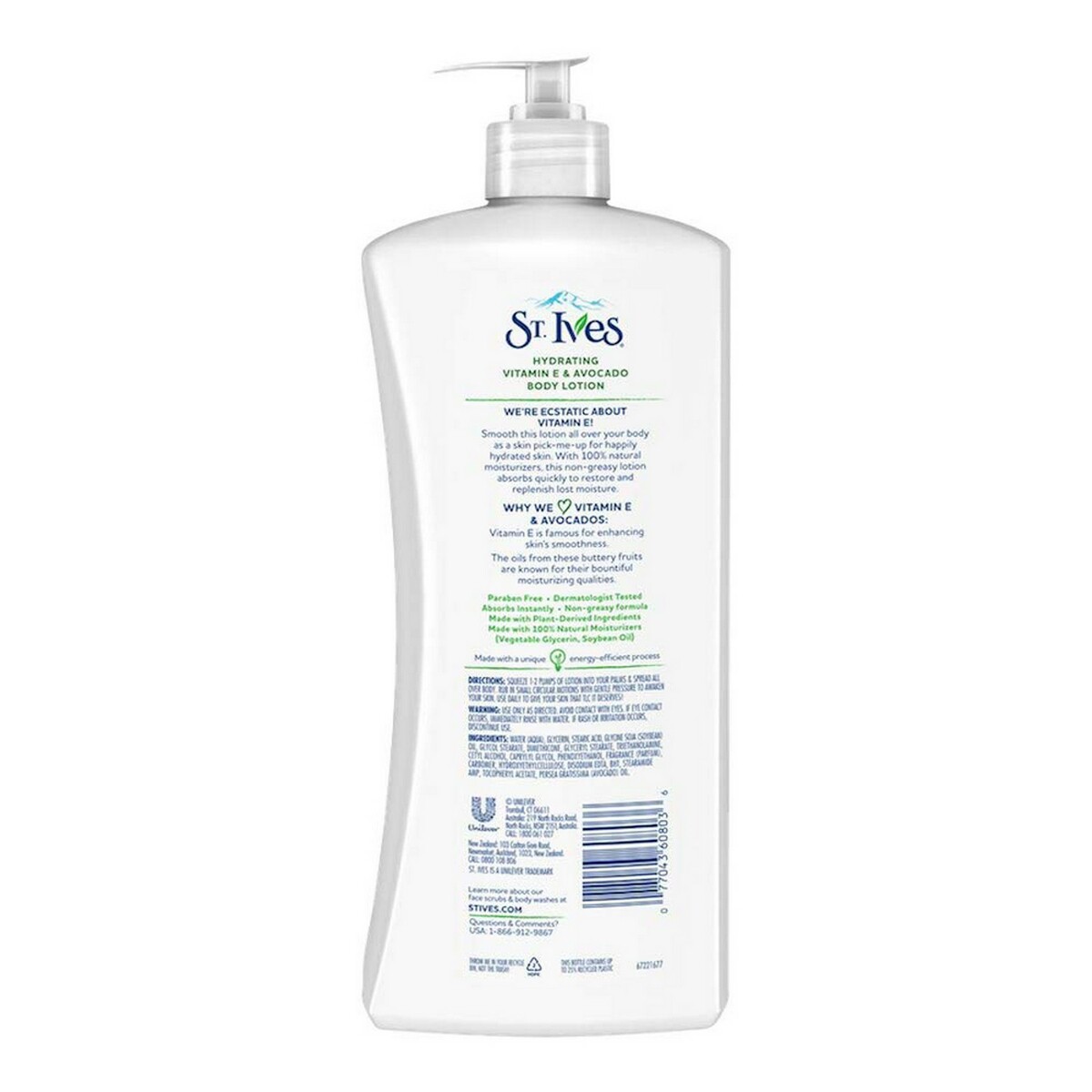 ST.Ives Body Lotion Daily Hydrating 621ml
