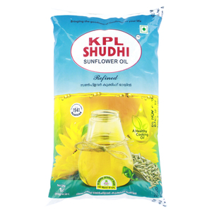 KPL Shudhi Refined Sunflower Oil Pouch 1Litre