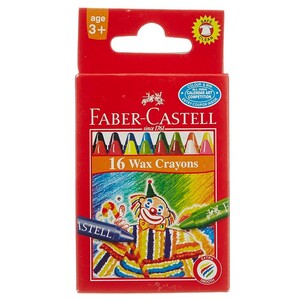 Faber Castell Wax Crayon 16 Color 120050