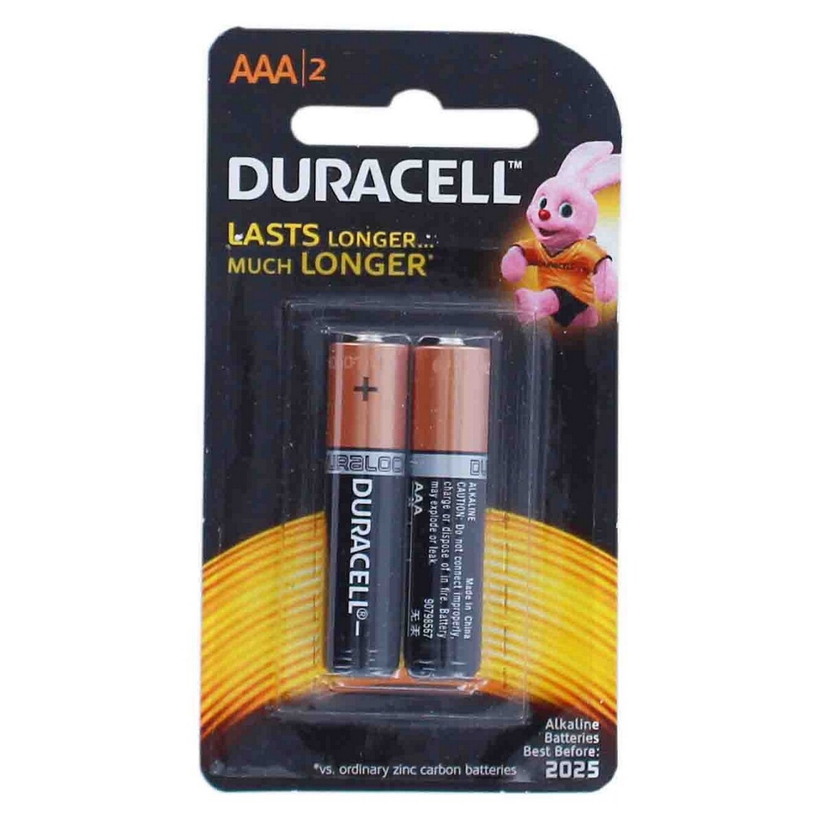 Duracell Alkaline Battery AAA 2pc