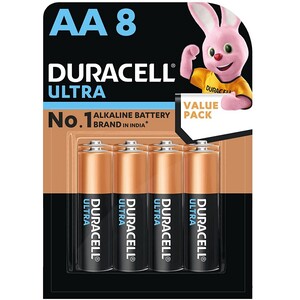 Duracell- Alkaline  8AA Batteries