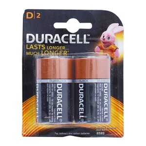 Duracell Alkaline Battery D 2BCD