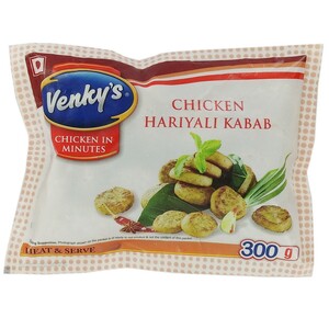 Venkys Chicken Hariyali Kabab 300gm