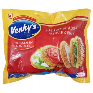 Venky's Chicken Jumbo Burger Patty 450g