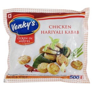 Venkys Chicken Hariyali Kabab 500g