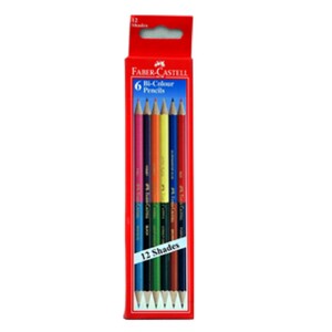 Faber Castell Bi-Color Pencils 6pc 118106