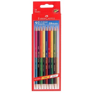 Faber Castell Bi-Color Pencils 9pc 118109